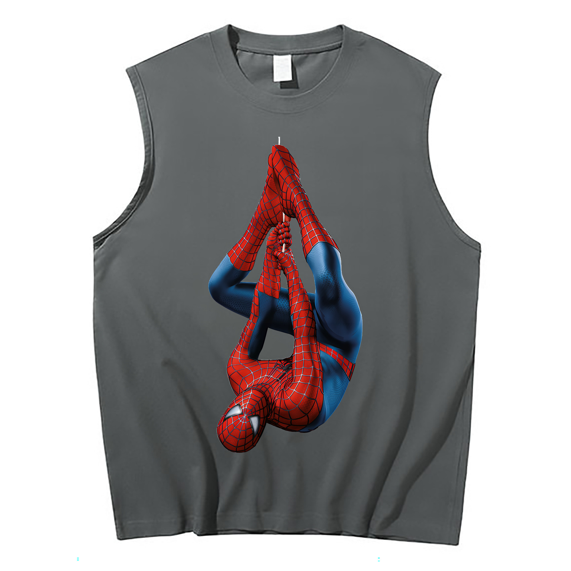 （画像用） Spider Man スパイダーマン コットン100％タンクトップ（フロントプリント）